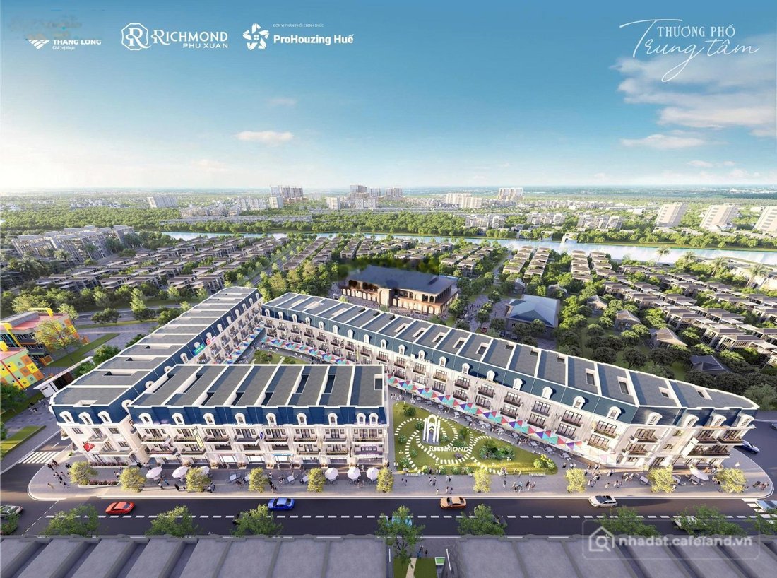 Bán nhà phố dự án: Shophouse mặt tiền Nguyễn Lộ Trạch cơ hội vàng giữ chỗ chỉ 50