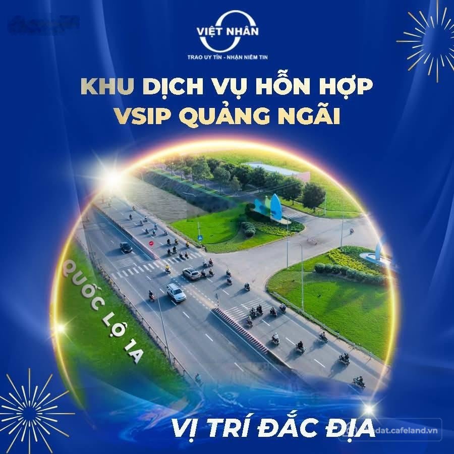 Bán đất thổ cư: 06 Lý do KHU DỊCH VỤ HỖN HỢP VSIP QUẢNG NGÃI (MIXED SERVICE LAND
