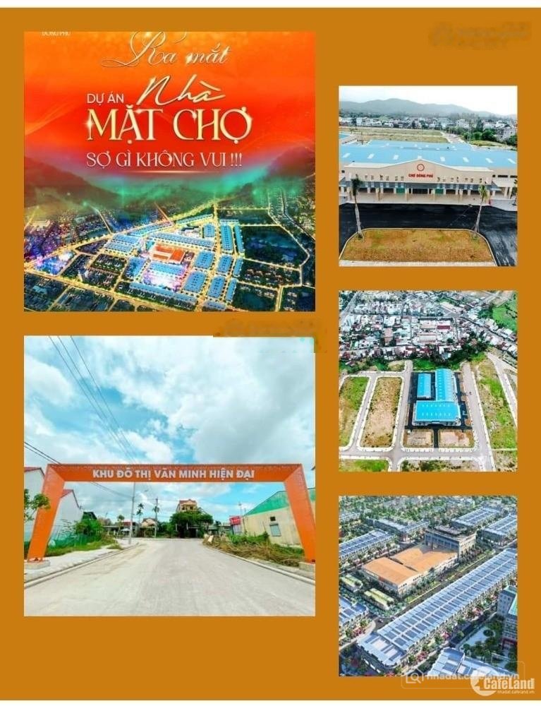 Bán đất thổ cư: Cực hot mặt chợ kinh doanh Khu Phố Chợ Đông Phú giá chỉ 5 tỷ 5