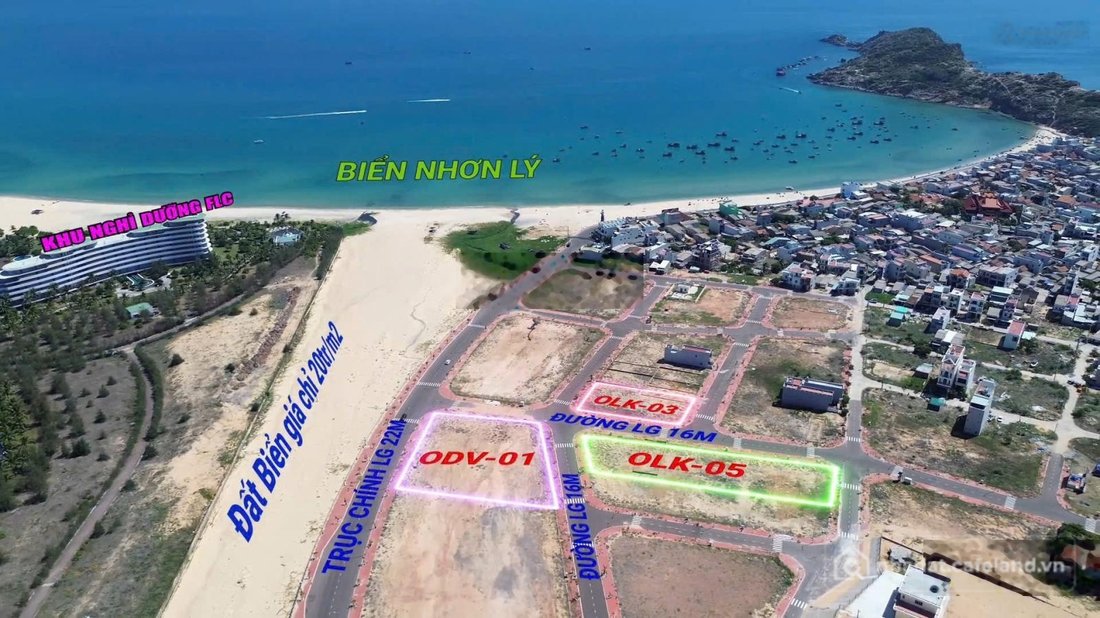 Bán đất thổ cư: Nhơn Lý - Kỳ Co - Eo Gió: Cơ hội đầu tư du lịch biển