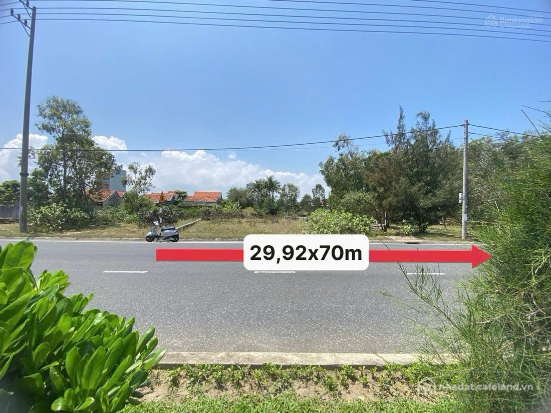 Bán đất thổ cư: Bán đất 2 mặt tiền trước sau Hùng Vương, Hòa Hiệp Trung, Đông Hò