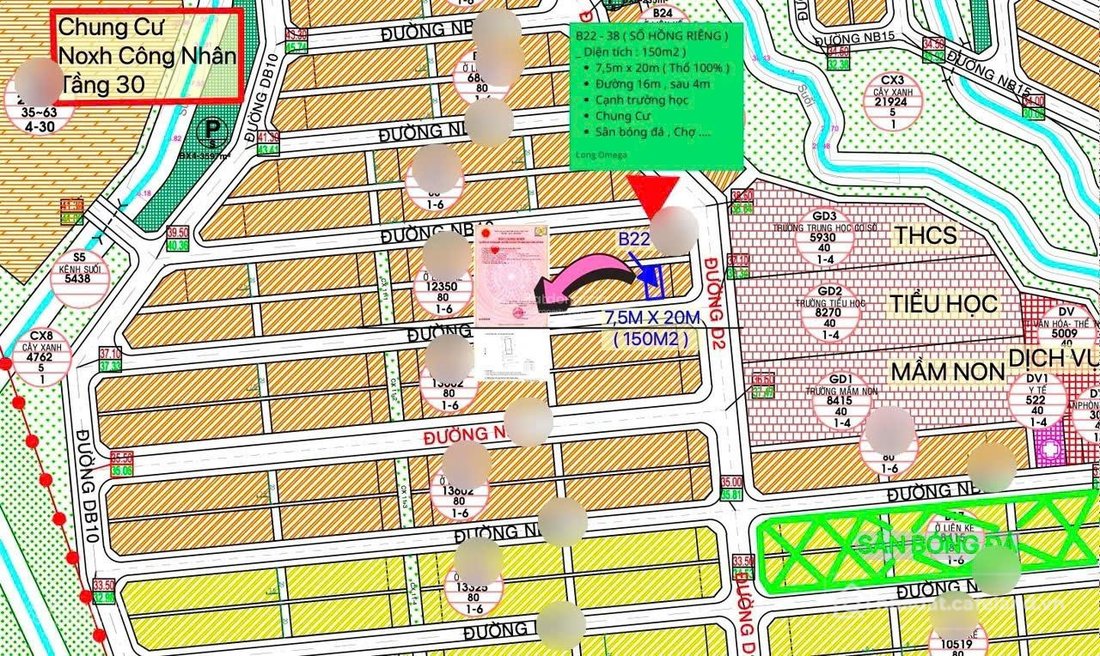 Bán đất thổ cư: Bán gấp lô đất VSIP Bình Định giá cực rẻ . 150m2 . Sổ sẵn ký côn