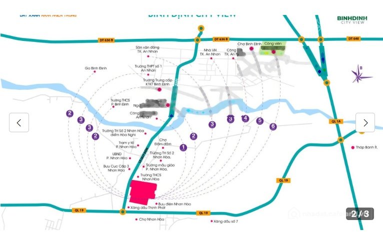 Bán đất thổ cư: Chỉ 1.2 tỷ có ngay 102,4m2 dự án Bình Định City View, tại Nhơn H