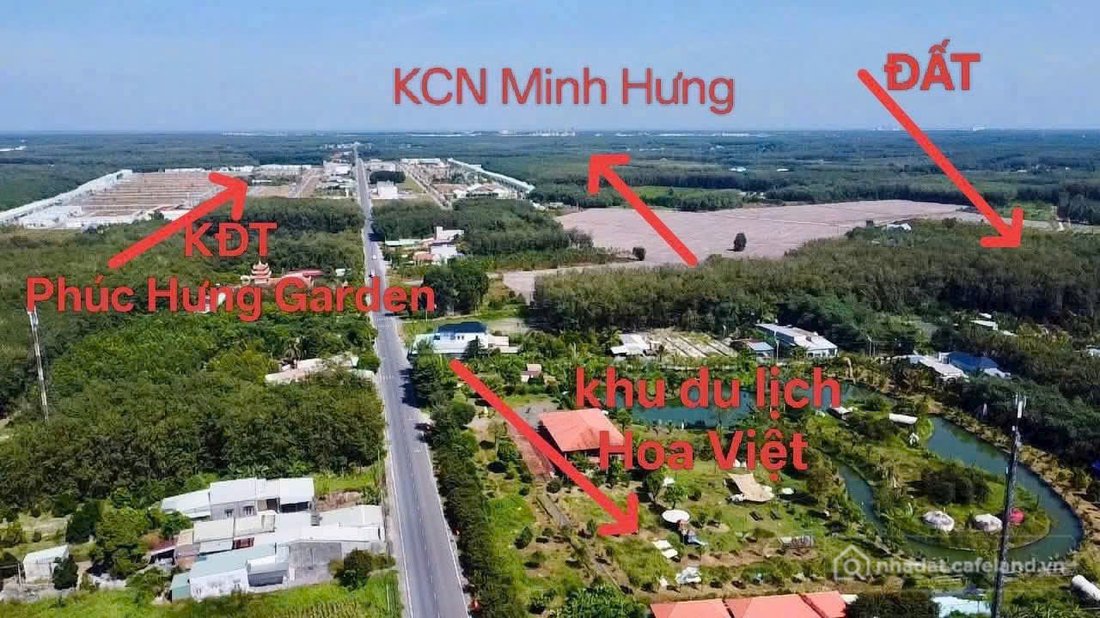 Bán đất nền dự án: Sở hữu ngay đất sổ sẵn sát khu công nghiệp Minh Hưng 3