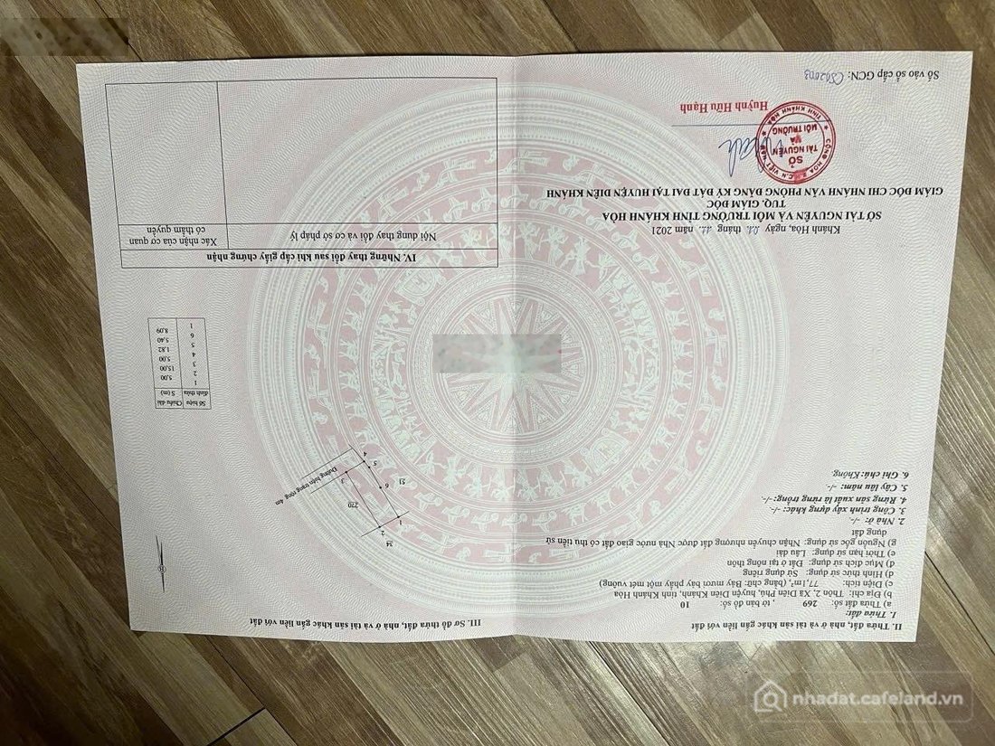 Bán đất thổ cư: Cần bán lô đất đẹp tại Diên Phú khu dân cư hiện hữu, yên tĩnh, r