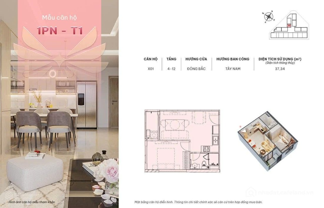 Bán căn hộ chung cư: Bán căn hộ CT2 VCN Phước Long view trực diện sông ! Căn 110