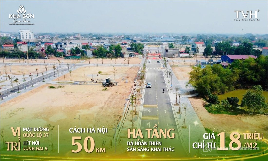 Bán đất thổ cư: Kha Sơn Green Home tâm điểm đầu tư mới tại Thái Nguyên