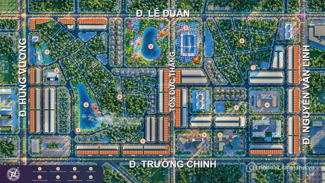 Bán đất thổ cư: Chuyển nhượng đất nền mặt đường Hùng Vương - trung tâm ngã 6
