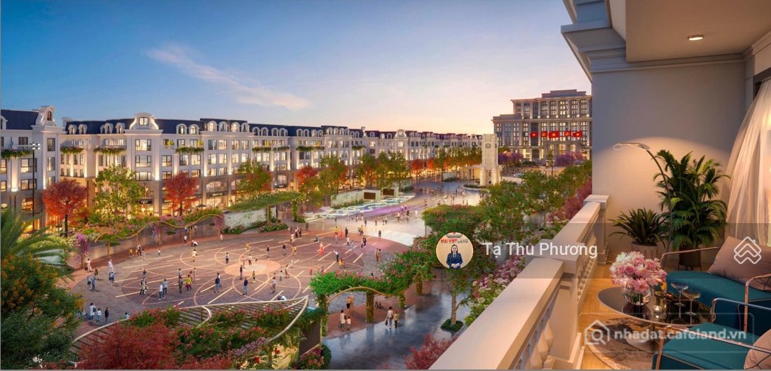 Bán nhà phố dự án: Quỹ căn hiếm! shophouse mặt trong phố đi bộ central square th