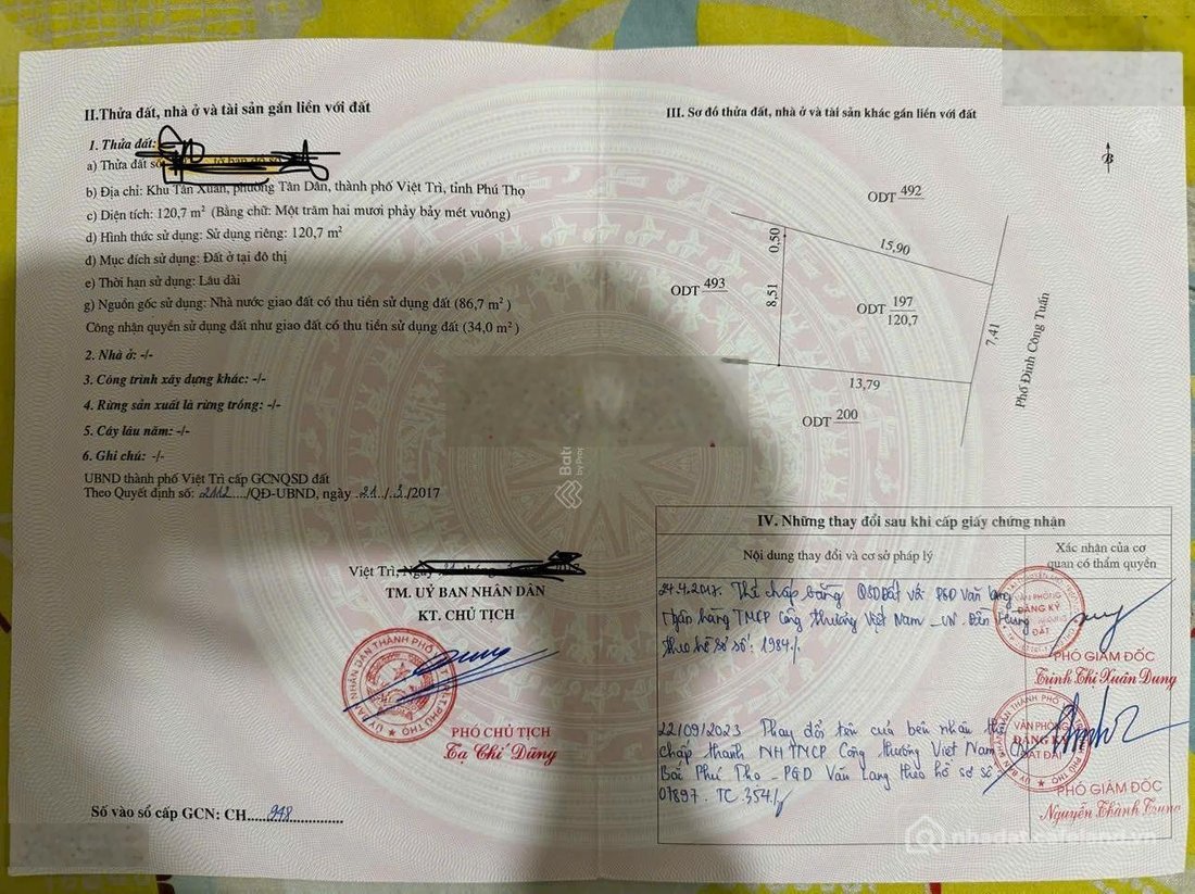 Bán nhà riêng: Bán nhà riêng tại phố Đinh Công Tuấn - Tân Dân, Việt Trì