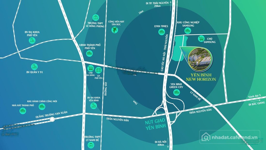 Bán đất thổ cư: Quỹ hàng đầu tư dự án Yên Bình New Horizon và Yên Bình K - Town,