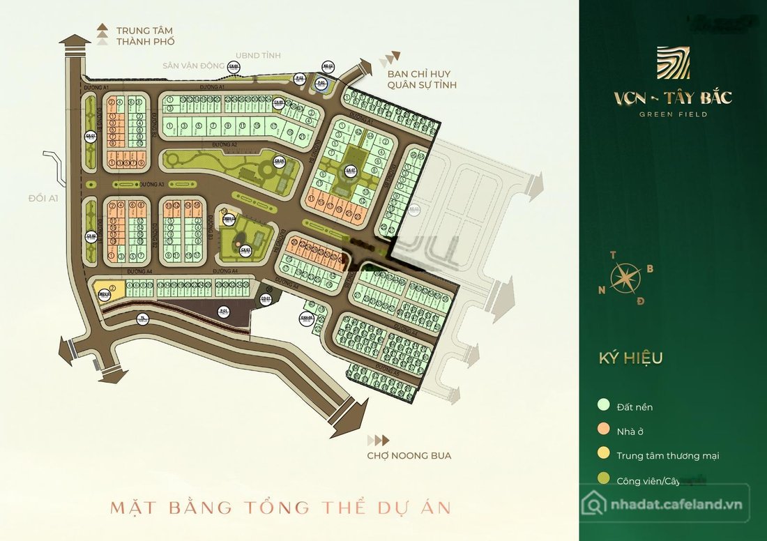 Bán đất thổ cư: VCN Tây Bắc Green Field - Ưu đãi cực sốc