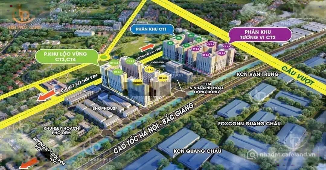 Bán căn hộ chung cư: Bán căn studio CC Evergreen Việt Yên - Bắc Giang(p. Nếnh - 