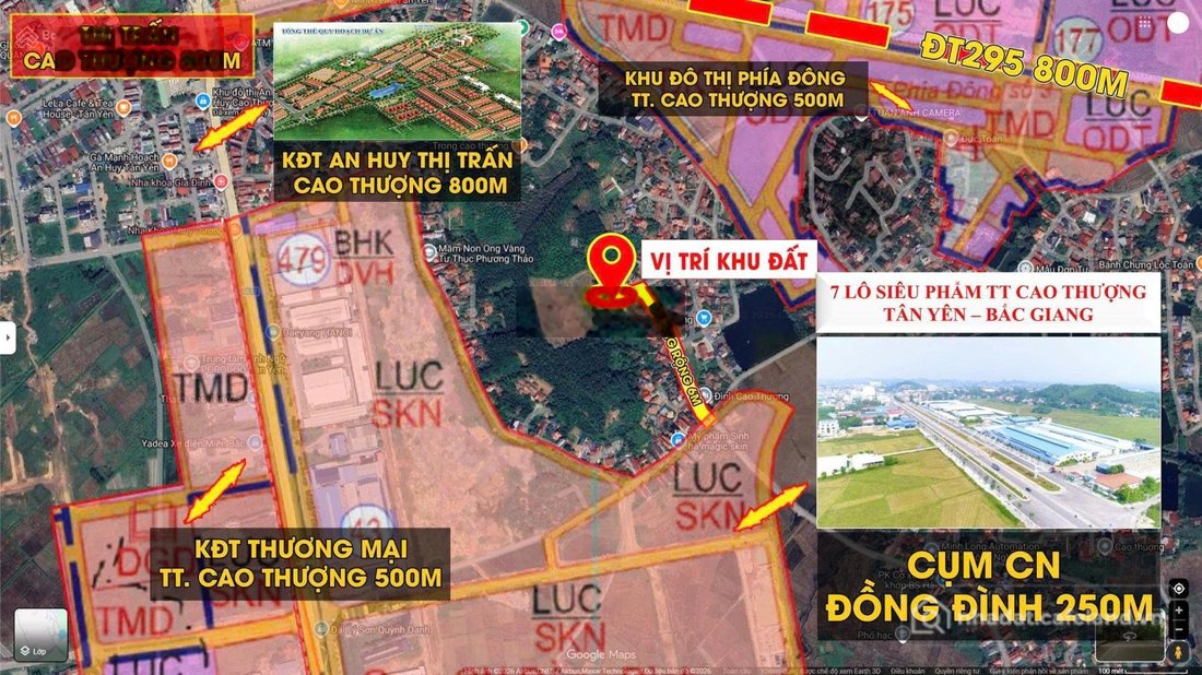 Bán đất thổ cư: Trung Tâm Cao Thượng Mà Giá 7xx Chủ Cần Tiền Bán Gấp