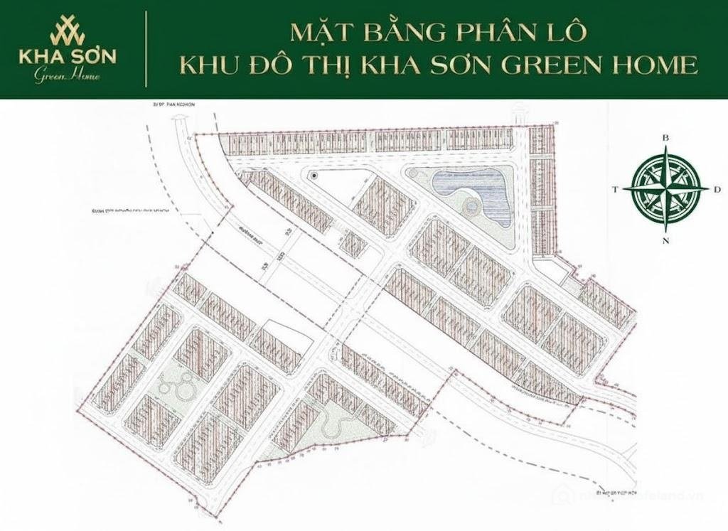 Bán biệt thự: Mua đất tặng nhà 2,5 tầng tại Kha Sơn Green Home Phú Bình chỉ 3.5 