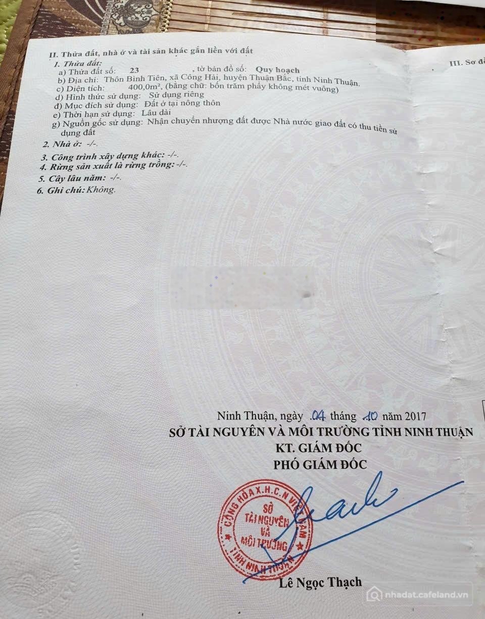 Bán đất thổ cư: Bán đất gần biệt thự Anara Bình Tiên 400m2 full thổ cư giá tốt n