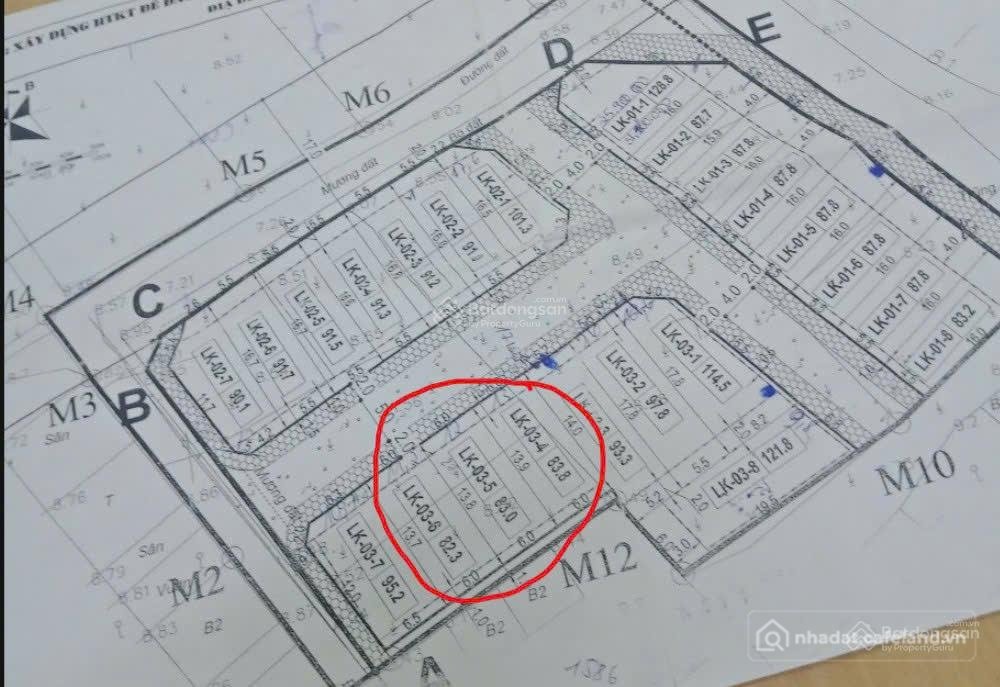 Bán đất thổ cư: Bán đất nền dự án tại Mê Linh New City, 5,5 tỷ, 82,3 m2, uy tín 