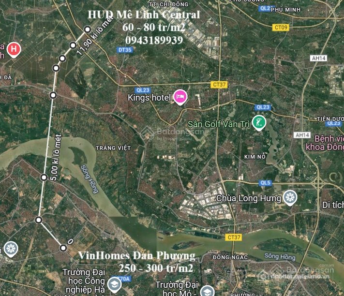 Bán biệt thự: Bán cắt lỗ căn liền kề 135 m2 tại khu đô thị HUD Mê Linh Central g