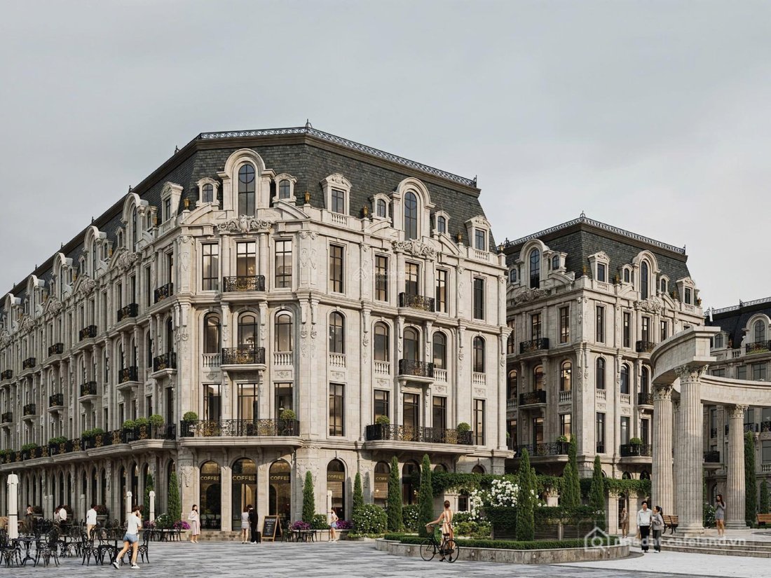 Bán biệt thự: Căn góc biệt thự phố 120m2 mặt đường 40m, phân khu Noble Palace Tâ
