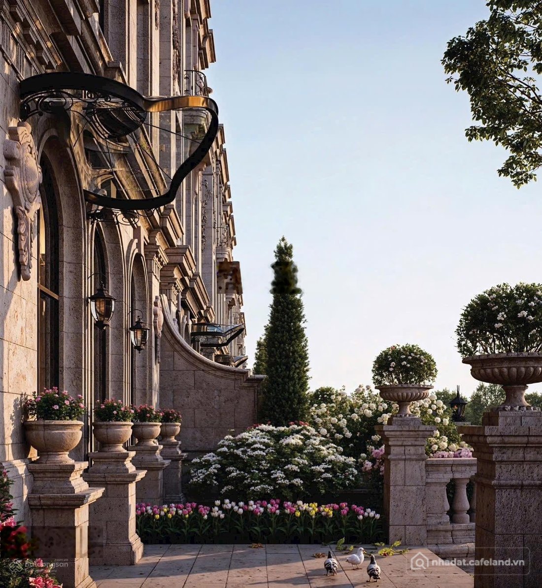 Bán biệt thự: Biệt thự Song Lập 200m2 Noble Palace Tây Hồ view công viên 65ha tạ