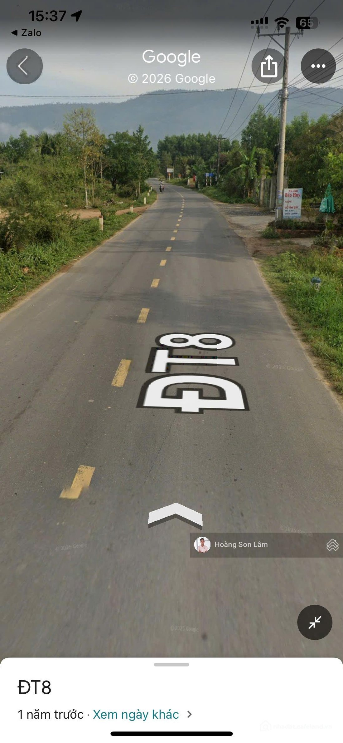 Bán đất thổ cư: Giá Cực Rẻ - Đất MT Tĩnh Lộ 8 ( Mở Rộng 30m ) - Chỉ 550 triệu - 