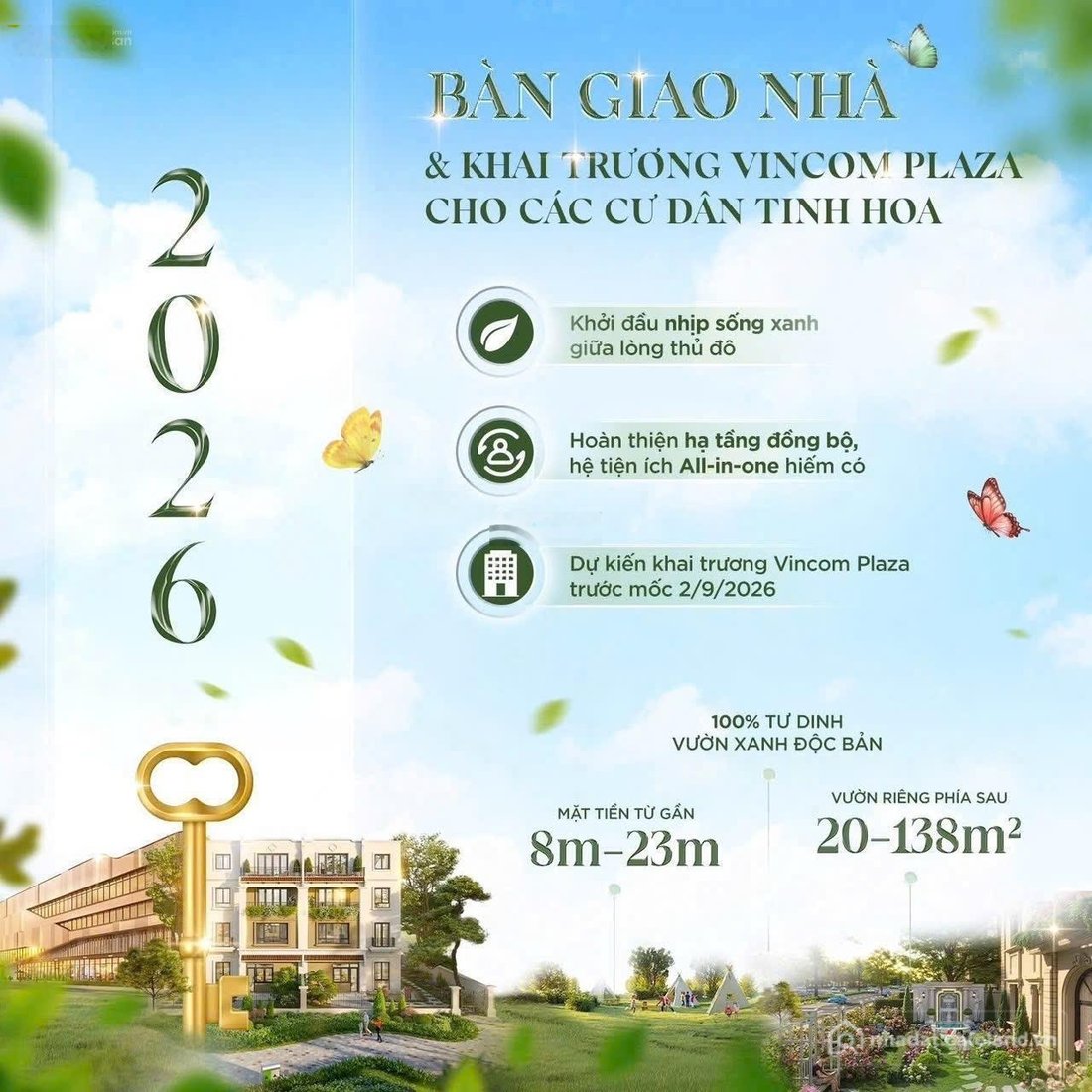 Bán biệt thự: Căn góc giá tốt bm05 | vinhomes wonder city dt: 156,3m hướng tn - 