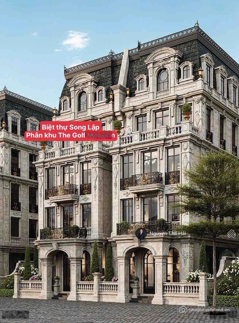 Bán biệt thự: Căn góc Song lập 168m2 view nội khu, Phân khu The Golf Mansion, No