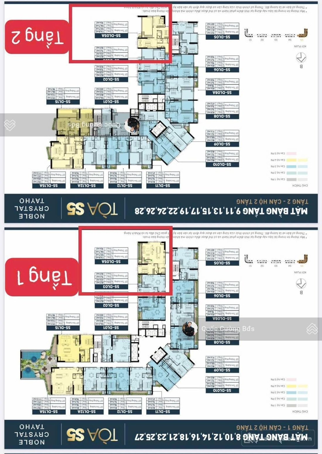 Bán căn hộ chung cư: Siêu phẩm duplex góc đẹp nhất Noble Crystal Tây Hồ view trọ