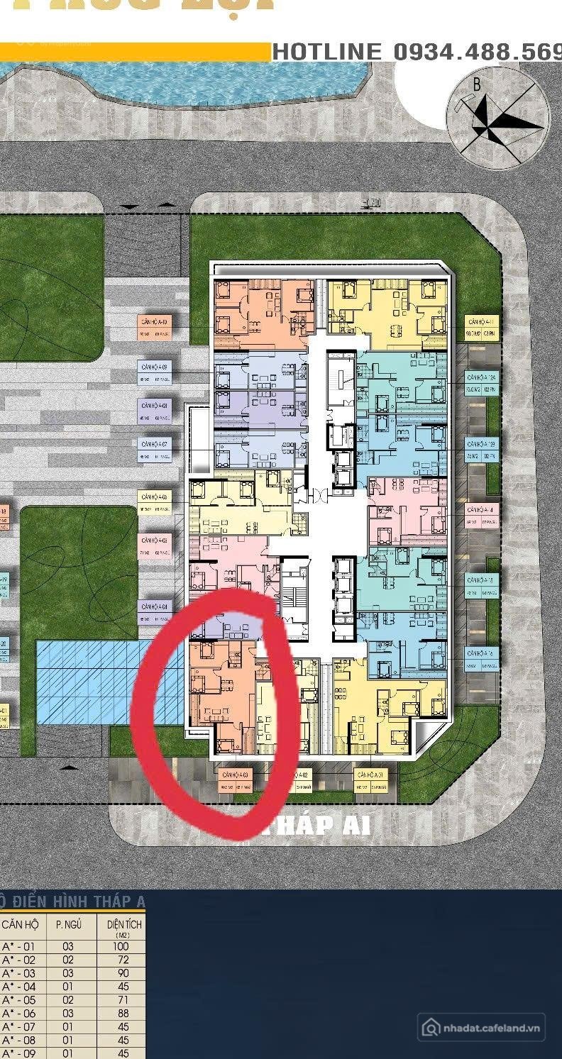 Bán căn hộ chung cư: 5ty850.000 bán căn 3N 90m2 Ruby Park, tầng trung. Cần tiền 
