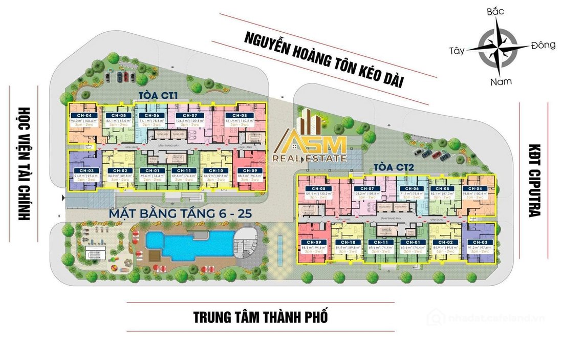Bán căn hộ chung cư: Cắt lỗ căn hộ 71m2 dự án TMC Smart Home giá giảm còn 7.4 tỷ
