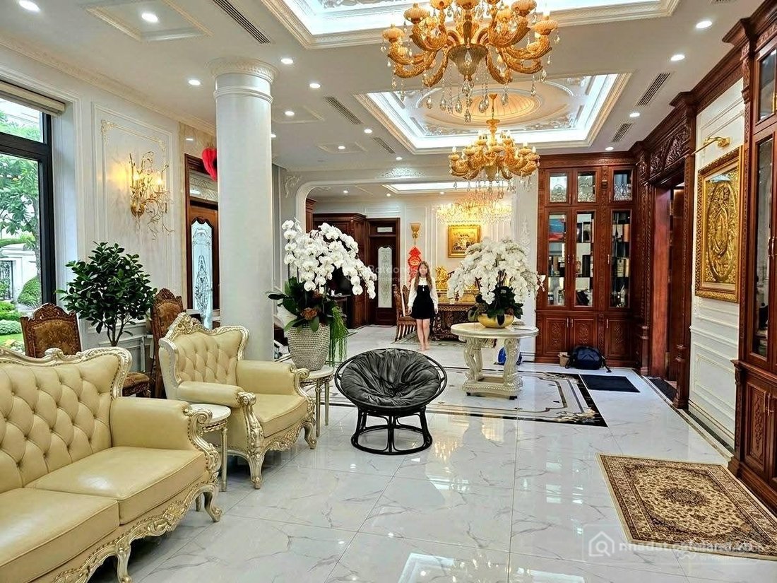 Bán biệt thự: Biệt thự khu đô thị Việt Hưng, Long Biên, thang máy, nội thất cao 