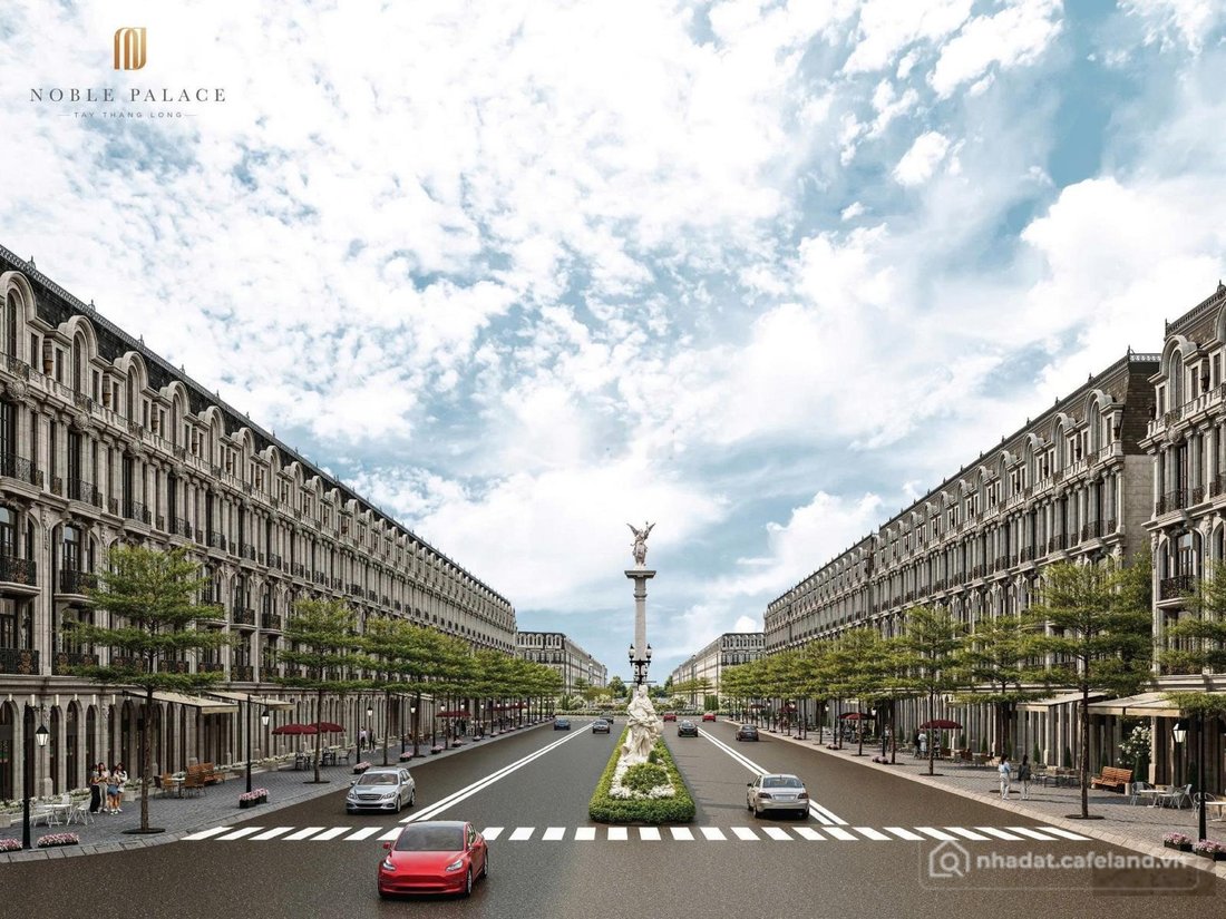 Bán nhà phố dự án: Bán LK đường Hoàng Quốc Việt - Diện tích 55m2 chỉ 200 tr/m2 -