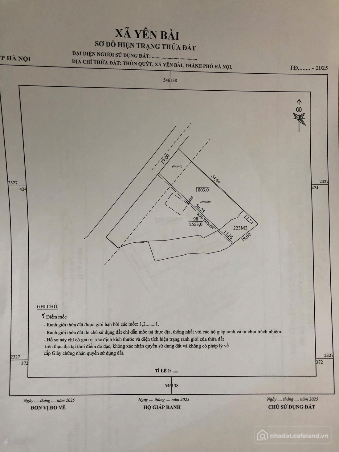 Bán đất thổ cư: Bán đất nghỉ dưỡng view cánh đồng tại Yên Bài, Ba Vì diện tích l