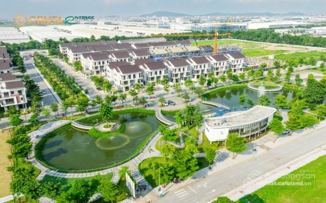 Bán biệt thự: Bán biệt thự ven sông Centa Riverside VSIP Từ Sơn Bắc Ninh 225m² g