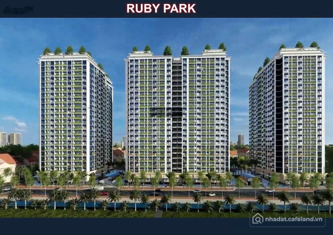 Bán căn hộ chung cư: Bán căn 1 ngủ chung cư Ruby Park Phúc Lợi giá chỉ 2,95 tỷ. 