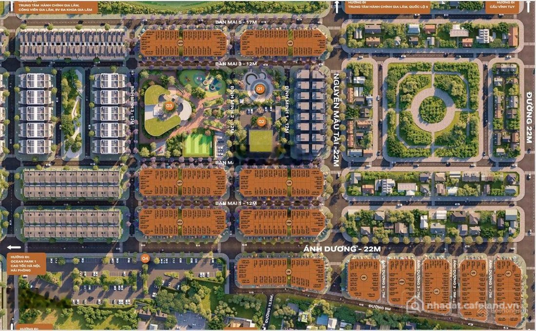 Bán biệt thự: Bán Biệt thự, Liền kề dự án HaNoi Oriental trung tâm Trâu Quỳ Gia 