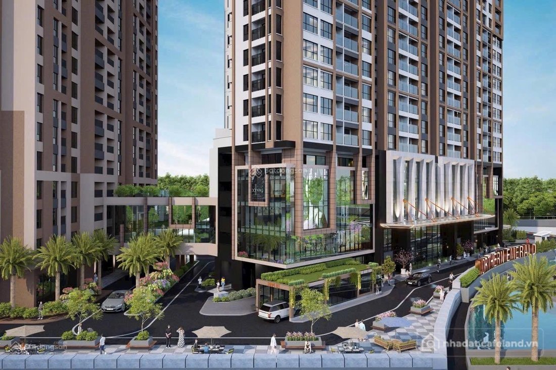 Bán căn hộ chung cư: Đẹp! Căn 80m2 2PN - 2WC Northern Emerald tầng trung, view s