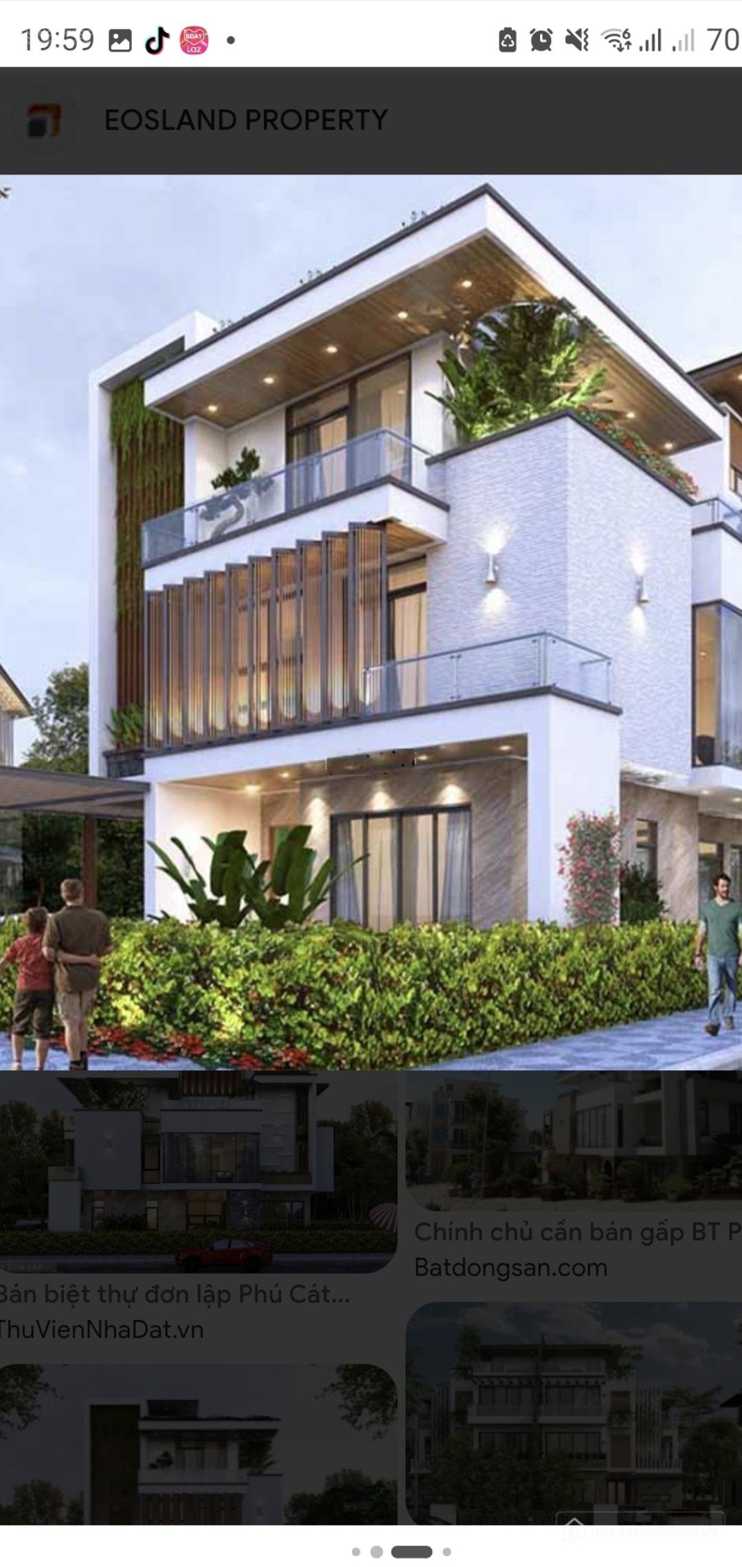 Bán biệt thự: Chính chủ bán biệt thự đơn lập 334m2 Phú Cát city - suối Con Gái P