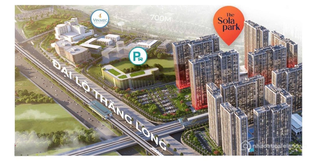Bán căn hộ chung cư: Cắt lỗ 300tr căn 2N2VS 64m2 phân khu Sola Park, view trọn b