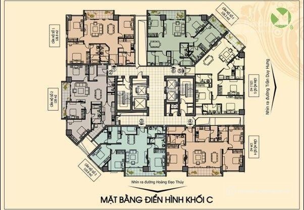 Bán căn hộ chung cư: Bán căn CC N04 Hoàng Đạo Thuý - UDIC DT 94m2 - 116m2 - 128m