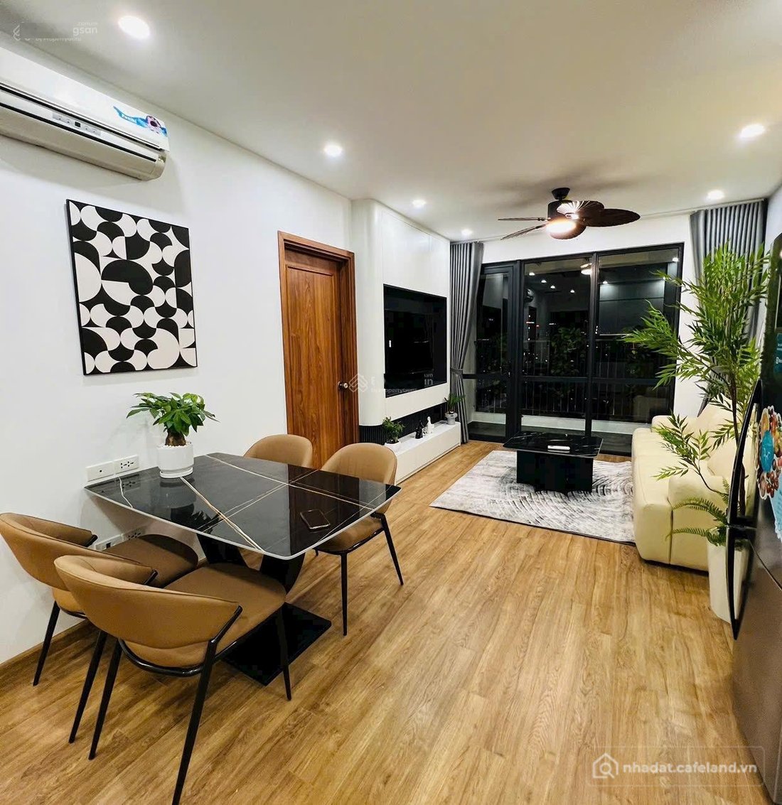 Bán căn hộ chung cư: Siêu hiếm căn 2PN HD Mon City, 66m2 sổ đỏ sẵn