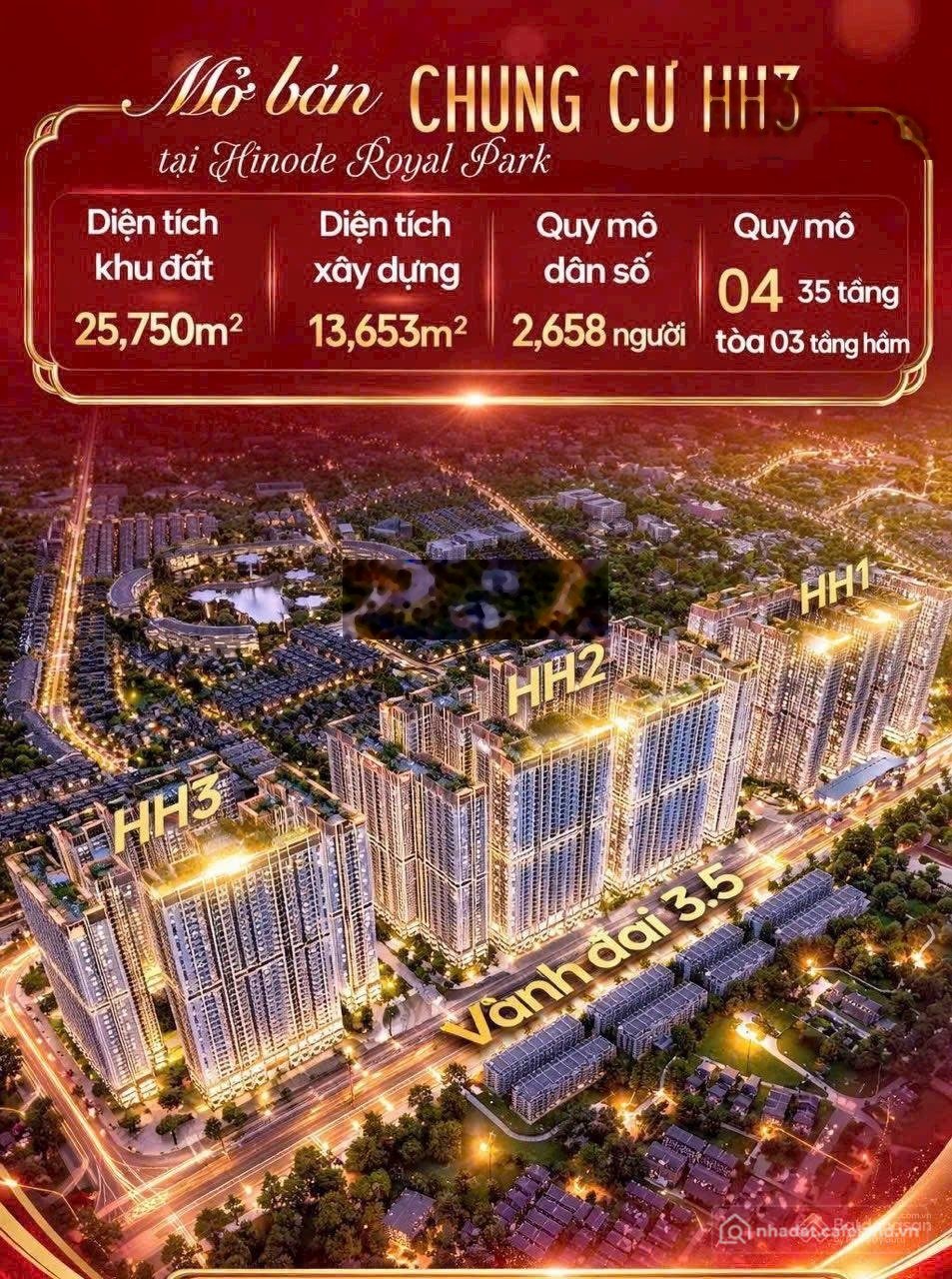 Bán căn hộ chung cư: Căn hộ chung cư Hinode Royal Park, dự kiến 80 triệu VND/m2,