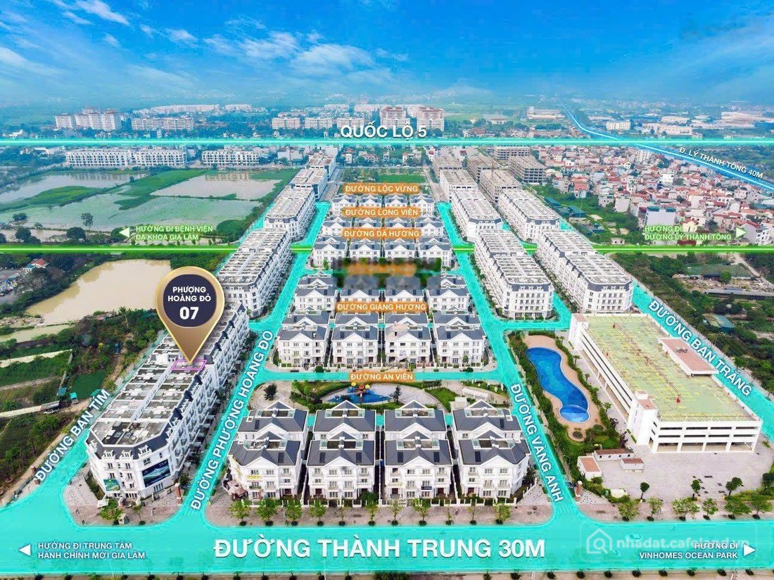 Bán biệt thự: Chính chủ gửi bán đường Ban Tím rẻ nhất dự án