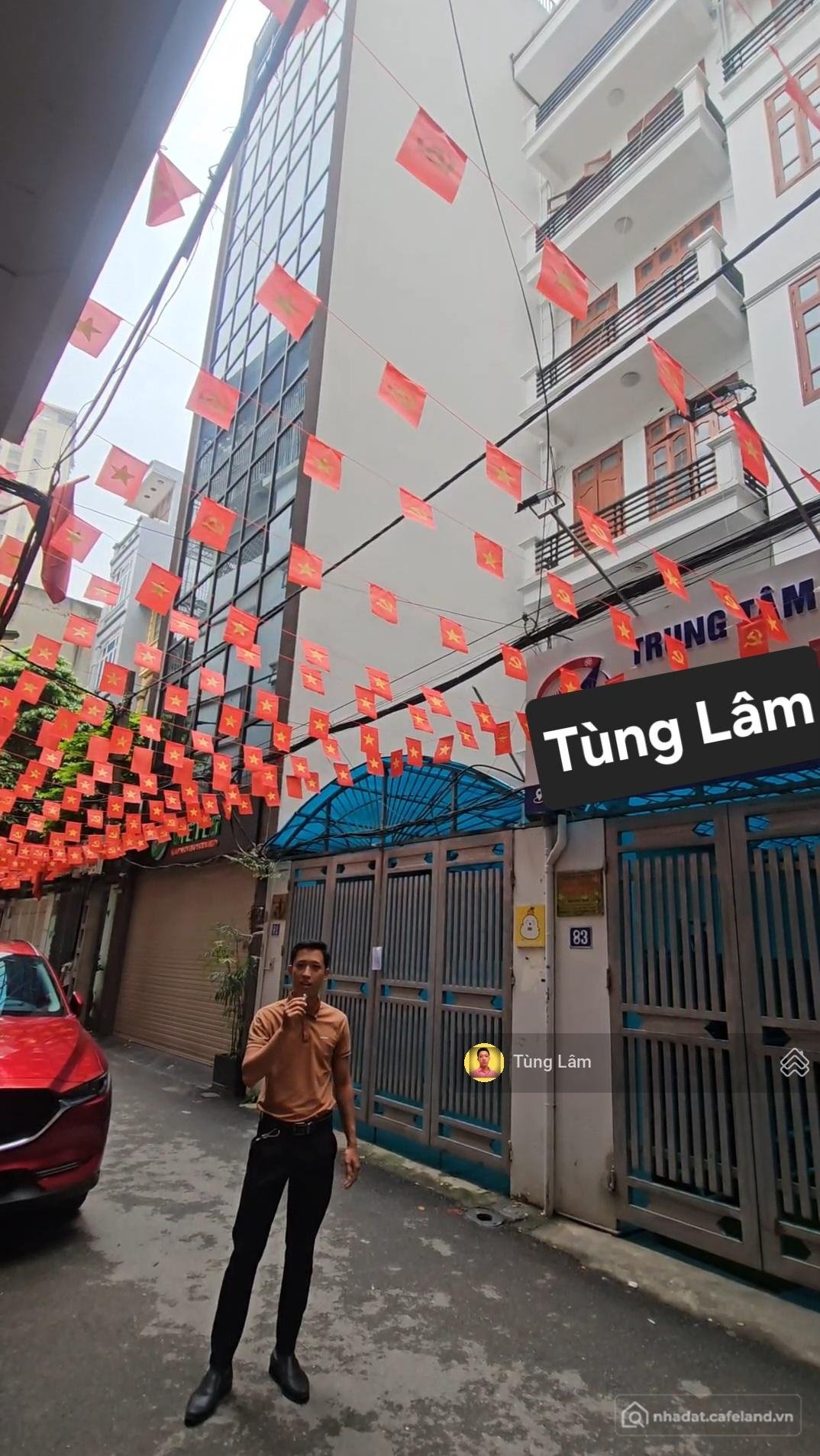 Bán đất thổ cư: Ảnh thật, ngõ 193 Trung Kính to, đại sứ quán Hoa Kỳ. DT 105m2 - 