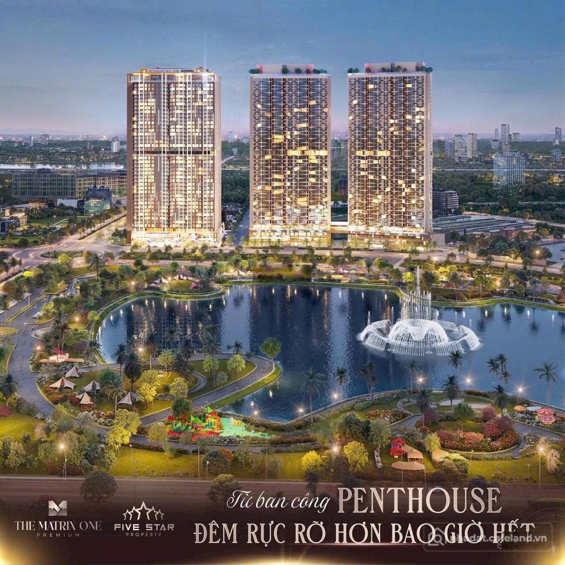 Bán căn hộ chung cư: Penhouse The Matrix One Premium đẳng cấp giới tinh hoa