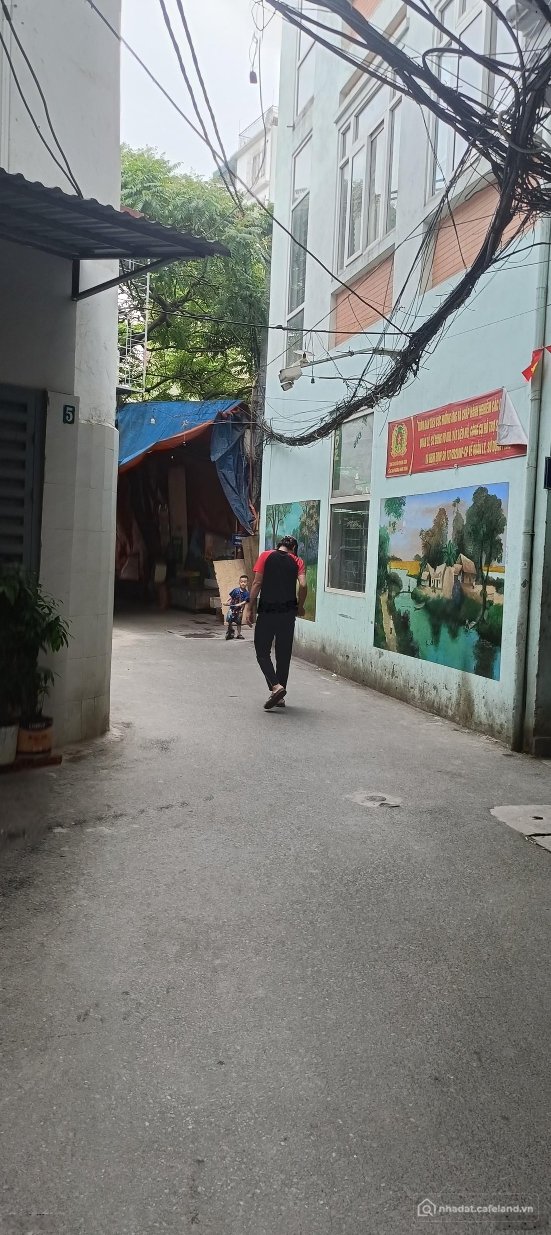 Bán nhà riêng: Bán nhà riêng 2 mặt ngõ 44,5m2 x 5 tầng + 1 tum tại ngõ 3 phố Nhâ