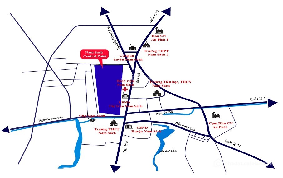 Bán đất thổ cư: Bán đất khu đô thị Tây Nam Sách vị trí đẹp, tiềm năng sinh lời c