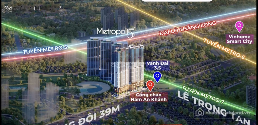 Bán căn hộ chung cư: Tôi có căn 3 ngủ đẹp nhất ở dự án Metropoli5, An Khánh, Hoà