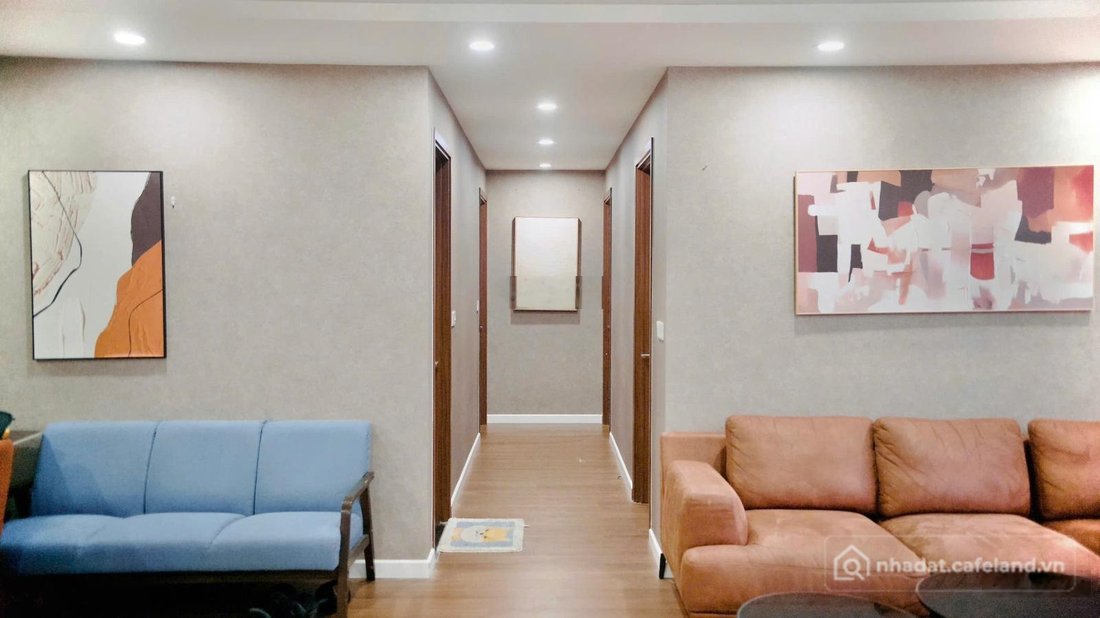 Bán căn hộ chung cư: Bán căn góc Green Park: 3N/2WC - 99M - Full nội thất - sẵn 