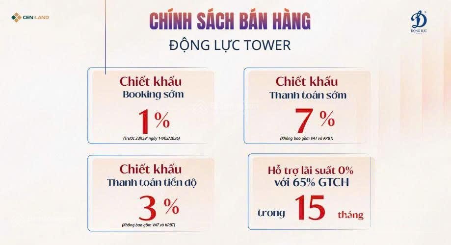 Bán căn hộ chung cư: Căn hộ chung cư tại Động Lực Tower, giá dự kiến 123 triệu/m